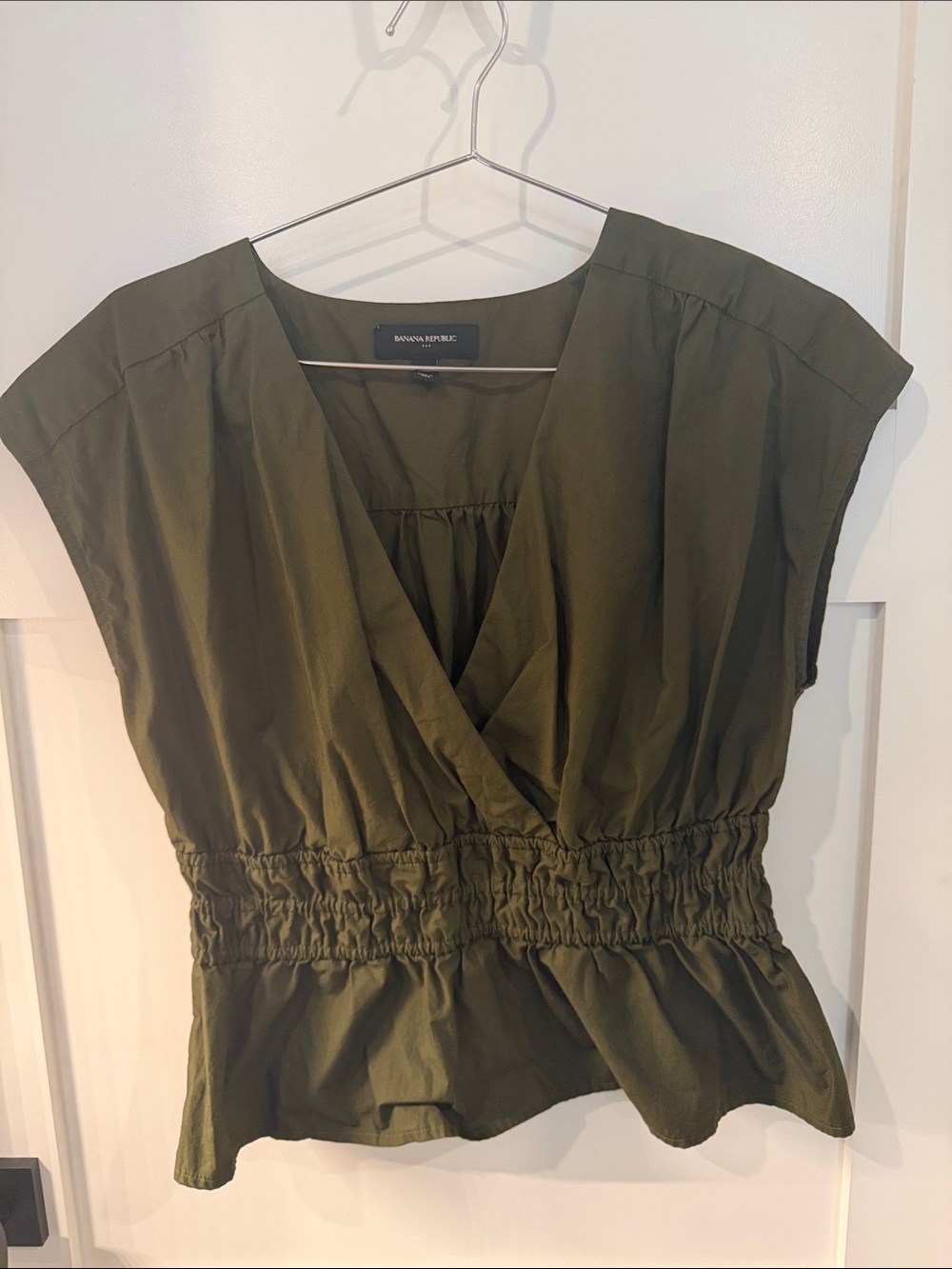 Banana Republic 100% Cotton Peplum top